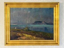 Id. Benedek Jenő (1906-1987) Badacsony látképe