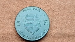 Kossuth 1947 5 forint ezüst eladó !