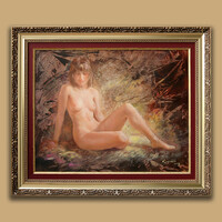 Kárpáti József: Impresszió- keretezve: 50x60cm - alkotás: 40x50cm - 2509/710