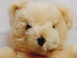 Játék 0012 - Teddy maci mackó medve 16cm Kinai tiszta gyapjú vintage
