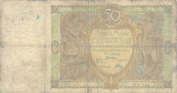 50 zloty zlotych 1929 Lengyelország