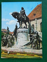 Képeslap - Románia 1973. - Kolozsvár, Mátyás király lovasszobra