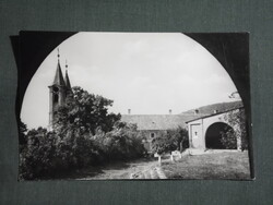 Képeslap,Máriagyűd,Barokk kegytemplom látkép,részlet,1967-