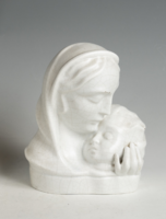 Hollóháza porcelán Madonna büszt (24-1464)