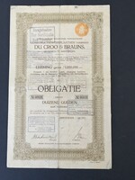 Hollandia Du Croo & Brauns Gépipari Vállalat Kötvény 1921.