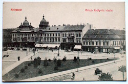 Kolozsvár - Mátyás király -  téri részlet   1910