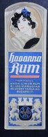 A Hazai Likőrgyár Havanna rumos régi italcímkéje