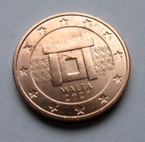 Málta - 2 euro cent - 2021 - Mnajdra őskori templomegyüttesének oltára