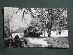 Képeslap,Nikla,Berzsenyi Dániel múzeum látkép,részlet,1967-