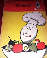 1971. SZÍNE - JAVA sorozat Murányi Péter :99 tojásétel könyv a képek szerint MINERVA