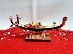 Régi Velencei emlék, műanyag gondola