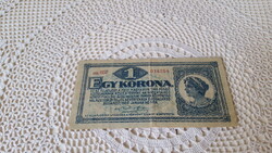 1 korona bankjegy,1920