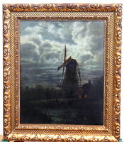 Szélmalom, XIX. század