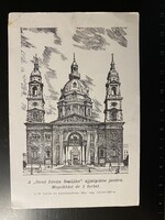 Képeslap - A “Szent István Bazilika” újjáépítése javára 1947