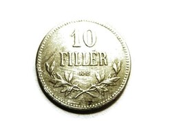 Nikkel 10 fillér 1915 Ferenc József