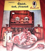 1970. SZÍNE - JAVA sorozat Túrós Emil :Ételek, ízek, fűszerek könyv a képek szerint MINERVA