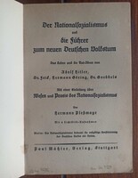 Hermann Plessmayr Der Nationalsozialismus und die Führer zum neuen deutschen Volkstum das Leben ....