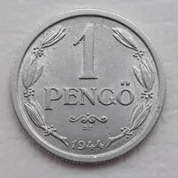 1 Pengő 1944 érme, alu fémpénz - Magyarország 1 Pengő 1944 pénzérme