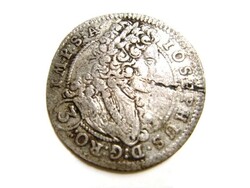3 Kreuzer Josephus 1710, középkori ezüst pénzérme