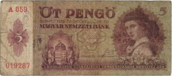 5 pengő 1939 1.