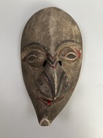 Dayak faragott fa maszk - Kalimantan - Indonézia