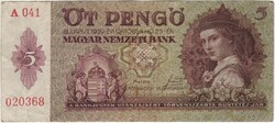 5 pengő 1939 4.