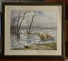 Köhler Péter nívódíjas grafikus és festőművész - 48x57