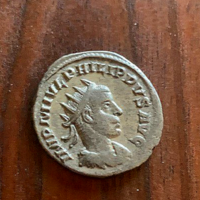 II. Philippus ezüst antoninian, AD 244-247, Antioch -4,1gr, 21-23mm átmérő. Ritka!