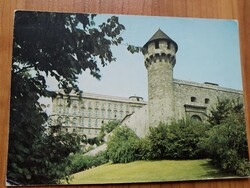 Régi képeslap,Budapest, Budai vár, Buzogány torony, 1980-as évek körüli, postatiszta