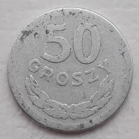 50 Groszy 1957 érme, alumínium fémpénz - Lengyelország 50 Groszy 1957 pénzérme