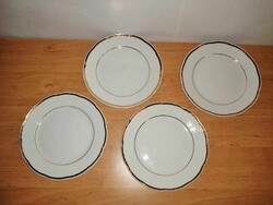 Csehszlovák Thun porcelán kistányér - 4 db egyben - átmérő 17,5 cm (30/d)