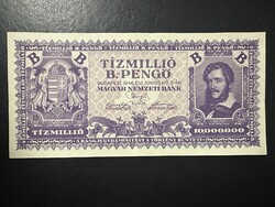 Tízmillió B.-pengő 1946. UNC ! GYÖNYÖRŰ!! RITKA!!!