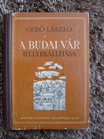 Gerő László, A budai vár helyreállítása