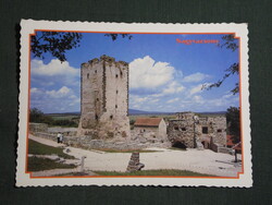 Képeslap,Nagyvázsony,Kinizsi vár látkép,részlet, 1990-