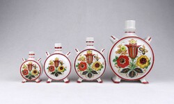 1U439 Régi Zsolnay porcelán kulacs szett 4 darab