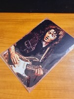 Blues gitáros fém dekor tábla