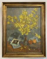 Tóth B. László (1906-1981) 75x65 cm EREDETI olajfestménye