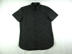 EREDETI HUGO BOSS SLIM FIT (L) RÖVID UJJÚ FÉRFI FEKETE ING