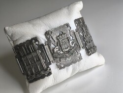 Francia szuvenír ezüst színű karkötő 1950-1960