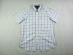 EREDETI TOMMY HILFIGER (S) ELEGÁNS KOCKÁS RÖVID UJJÚ FÉRFI ING