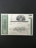 Amerika Air Reduction Company Részvény 1970.