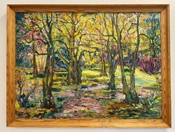 P. Kovács Júlia (1924-2007) 60x80 cm EREDETI olajfestménye