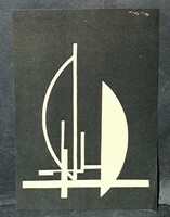 Avantgárd mappa - Moholy-Nagy, Kassák, Bálint Endre, Vajda Lajos, Gyarmathy Tihamér, Lantos Ferenc