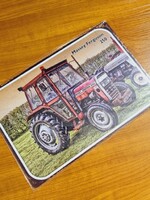Traktoros fém dekor tábla