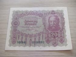 20  Korona 1922  Ausztria
