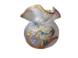 Csodaszép,különleges Mont Joye Legras jellegű üveg üvegmassza váza cameo glass art vase, Mont Joye