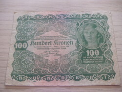 100  Korona 1922  Ausztria