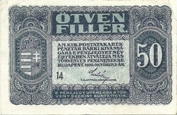 50 fillér 1920 4.