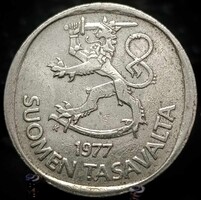 Finnország 1 márka, 1977 B16B4