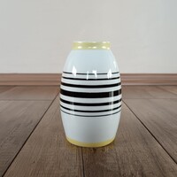 Régi Zsolnay Török János modern porcelán vázácska